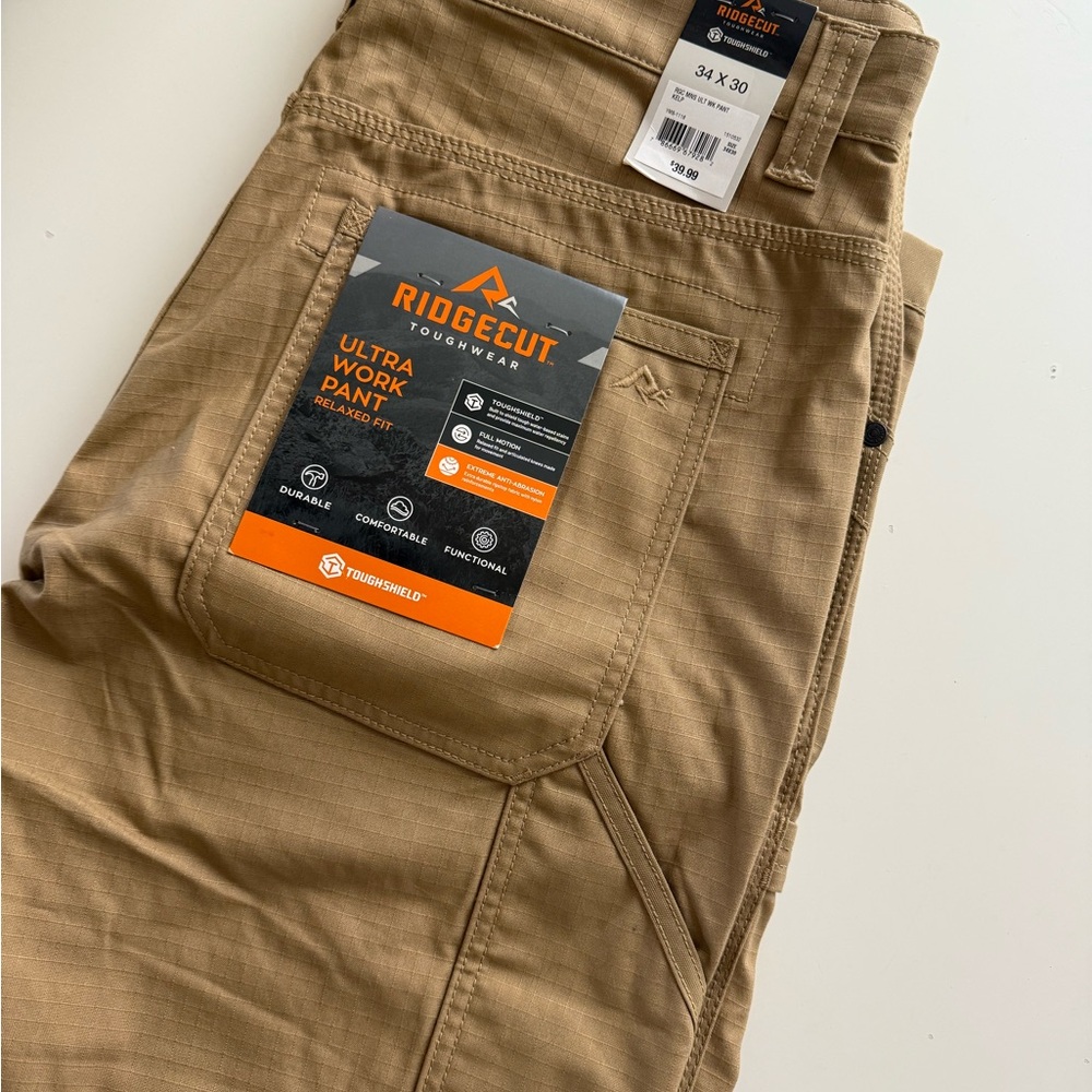 Ridgecut Toughwear Ultra Work Pants in Tan